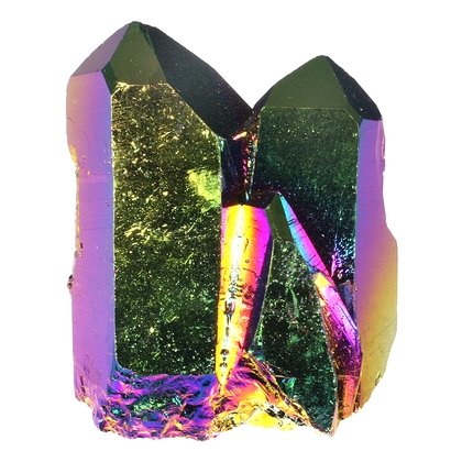 Rainbow Aura Quartz Healing Crystal ~40mm