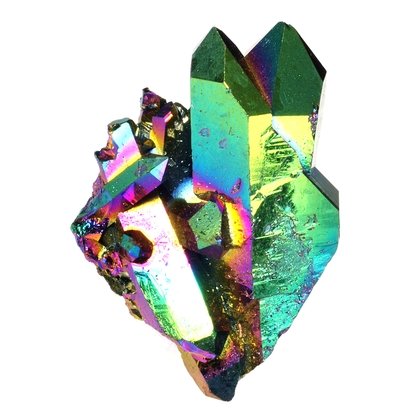 Rainbow Aura Quartz Healing Crystal ~45mm