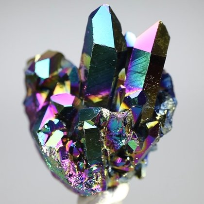 POPULAR Rainbow Aura Quartz Healing Crystal ~50mm