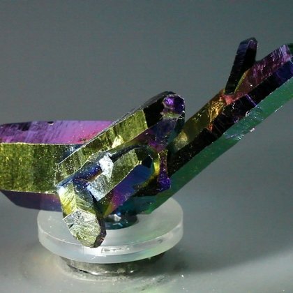 Rainbow Aura Quartz Healing Crystal ~63mm