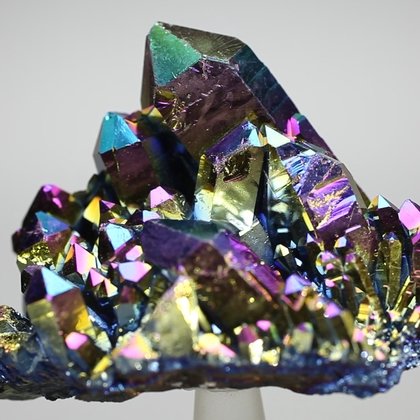 POPULAR Rainbow Aura Quartz Healing Crystal ~65mm