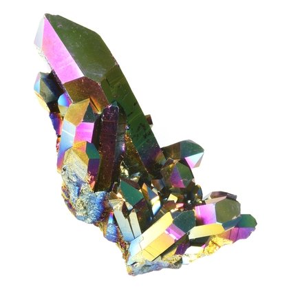 POPULAR Rainbow Aura Quartz Healing Crystal ~75mm