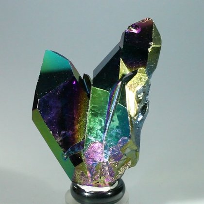 Rainbow Aura Quartz Healing Crystal ~69mm