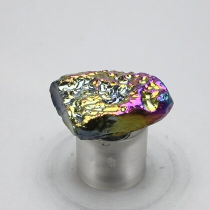 Rainbow Aura Tektite Tumblestone ~27mm