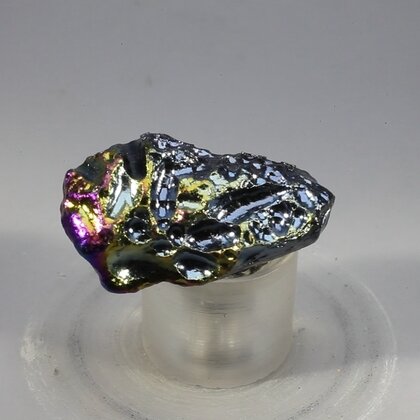 Rainbow Aura Tektite Tumblestone ~30mm