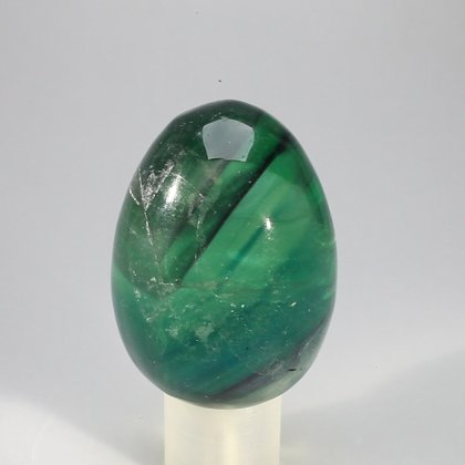 Rainbow Fluorite Crystal Egg  ~48mm