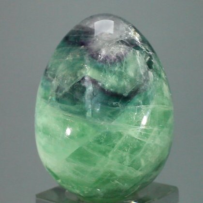 Rainbow Fluorite Crystal Egg ~50mm