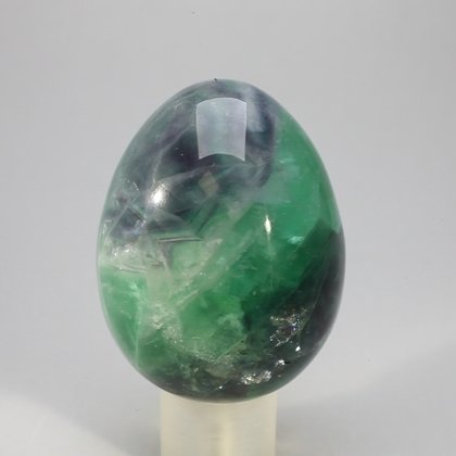 Rainbow Fluorite Crystal Egg  ~50mm