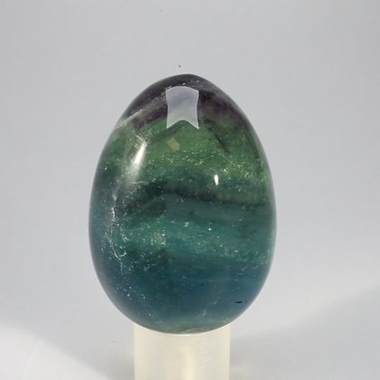 Rainbow Fluorite Crystal Egg  ~50mm