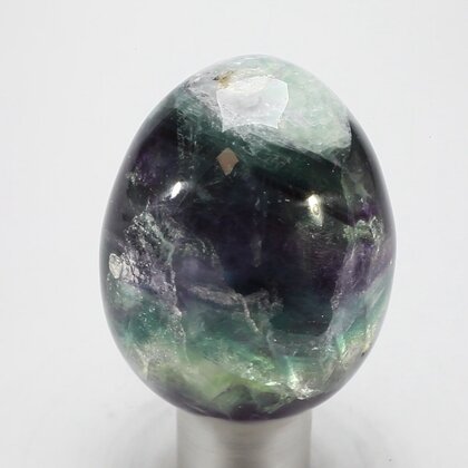 Rainbow Fluorite Crystal Egg  ~50mm