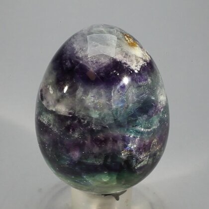 Rainbow Fluorite Crystal Egg  ~50mm