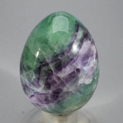 Rainbow Fluorite Crystal Egg  ~50mm