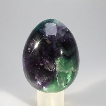 Rainbow Fluorite Crystal Egg  ~51mm