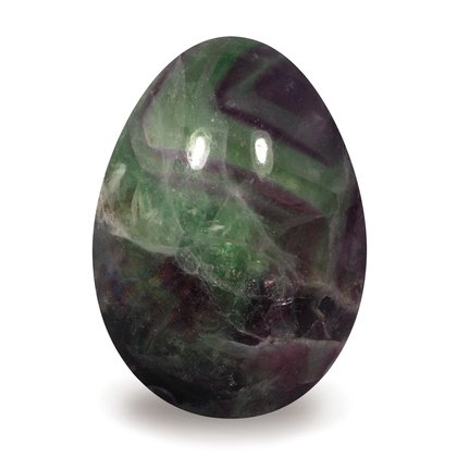 Rainbow Fluorite Crystal Egg - Extra Grade ~48mm