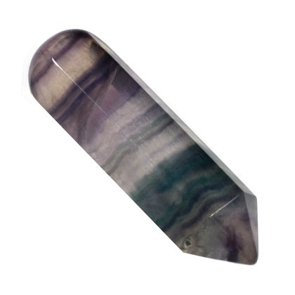 Rainbow Fluorite Crystal Massage Wand ~55mm