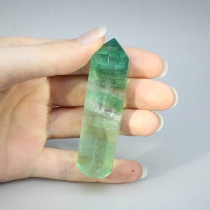 Rainbow Fluorite Crystal Massage Wand ~65mm