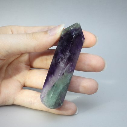 Rainbow Fluorite Crystal Massage Wand ~70mm