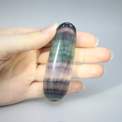 Rainbow Fluorite Crystal Massage Wand ~70mm