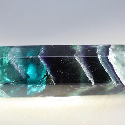 Rainbow Fluorite Crystal Massage Wand ~80mm