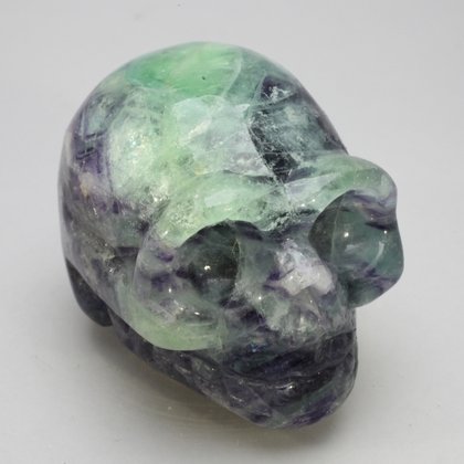 Rainbow Fluorite Crystal Skull  ~5cm