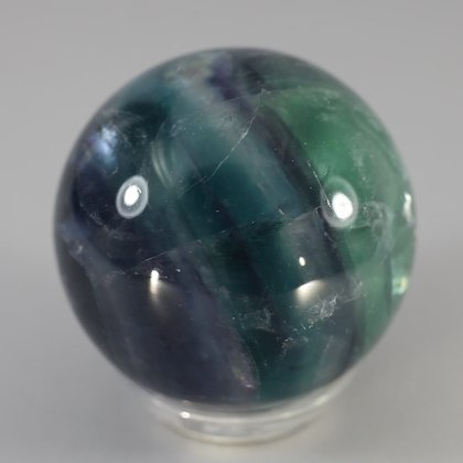 Rainbow Fluorite Crystal Sphere ~4.5cm