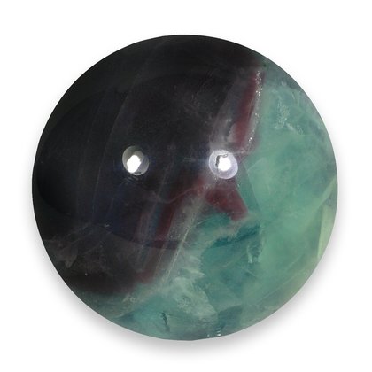 Rainbow Fluorite Crystal Sphere ~6.2cm