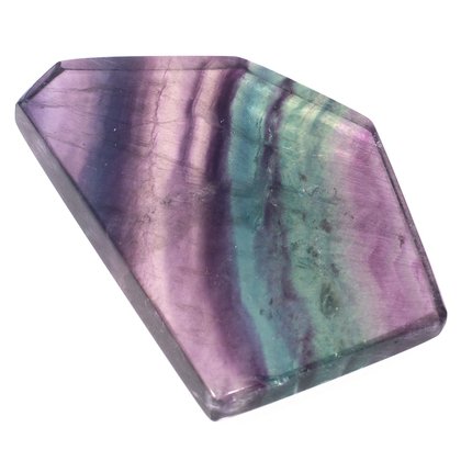 Rainbow Fluorite Geometric Shape ~57mm