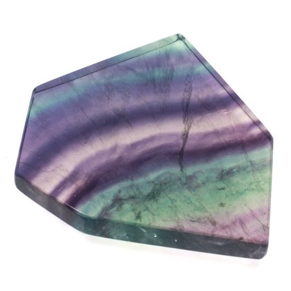 Rainbow Fluorite Geometric Shape ~60mm
