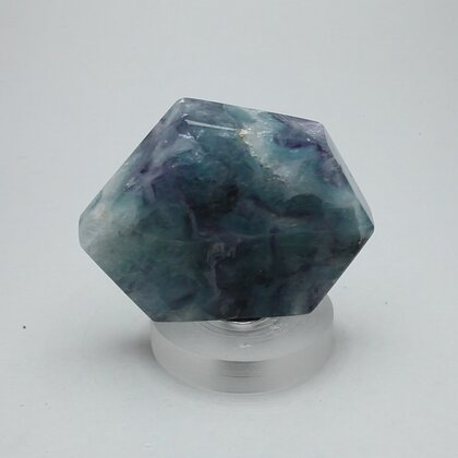 Rainbow Fluorite Geometric Tablet ~53mm