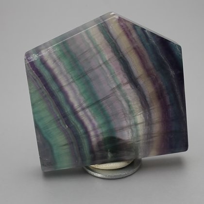 Rainbow Fluorite Geometric Tablet ~74mm