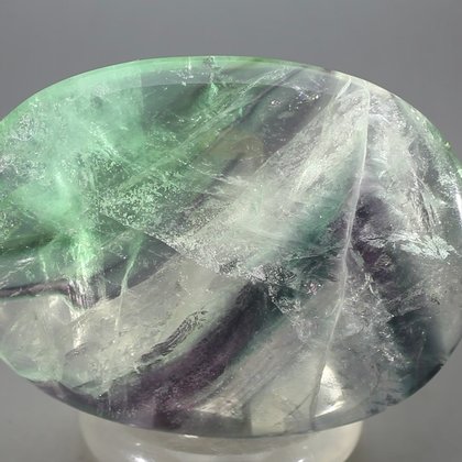 Rainbow Fluorite Palmstone (Extra Grade) ~70 x 50 mm