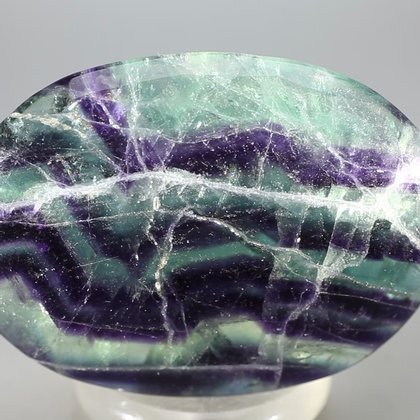 Rainbow Fluorite Palmstone (Extra Grade) ~70 x 50 mm