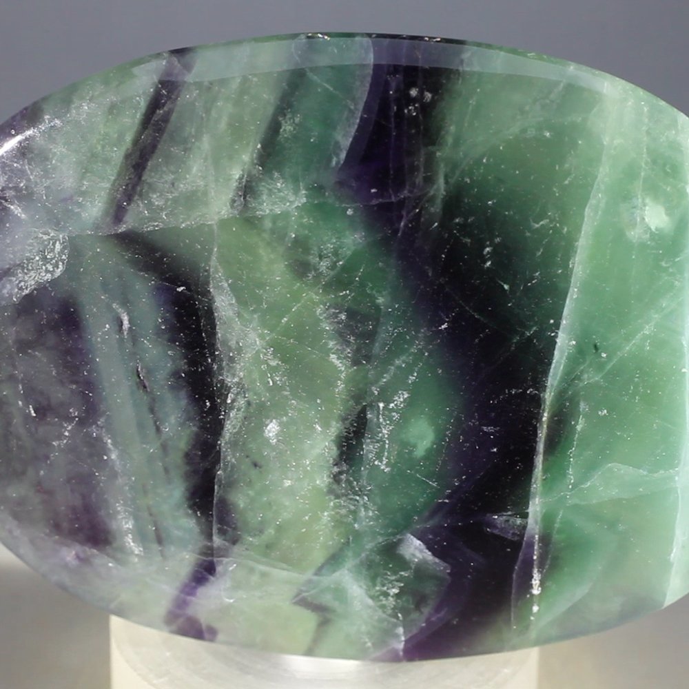 Rainbow Fluorite Palmstone (Extra Grade) ~70x50mm