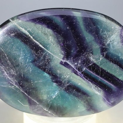 Rainbow Fluorite Palmstone (Extra Grade) ~70x50mm