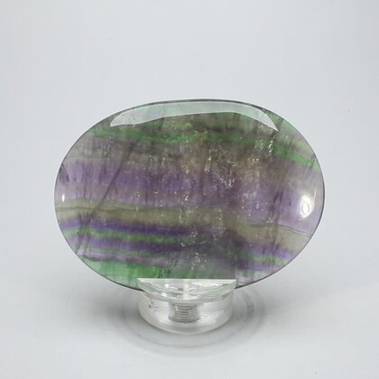 Rainbow Fluorite Palmstone (Extra Grade) ~70x50mm