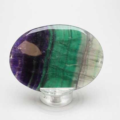 Rainbow Fluorite Palmstone (Extra Grade) ~70x50mm
