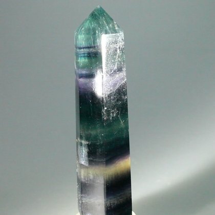 Rainbow Fluorite Polished Point ~83mm