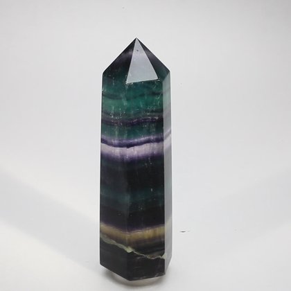 Rainbow Fluorite Polished Point  ~89mm