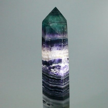 Rainbow Fluorite Polished Point ~91mm