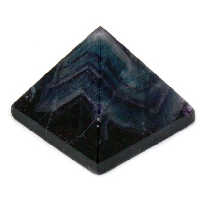 Rainbow Fluorite Pyramid ~4cm