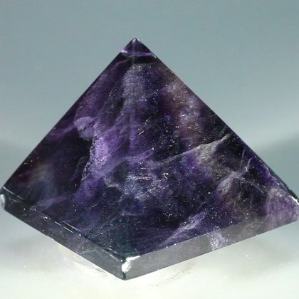 Rainbow Fluorite Pyramid ~4cm