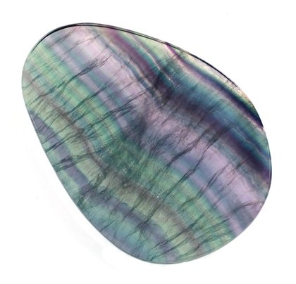 Rainbow Fluorite Slice  ~106mm