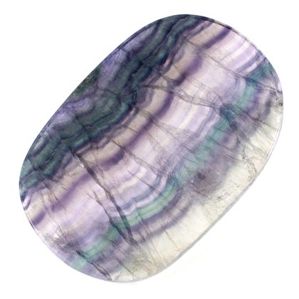 Rainbow Fluorite Slice ~111 x 76mm