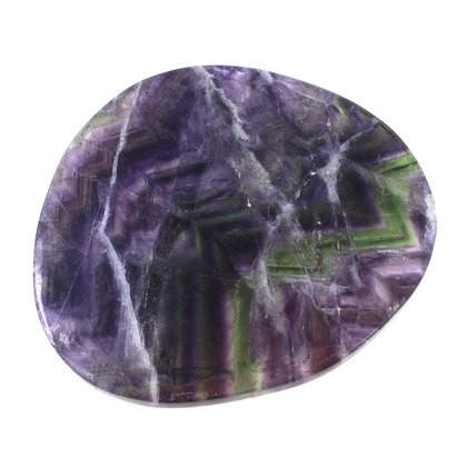 Rainbow Fluorite Slice ~93 x 80mm