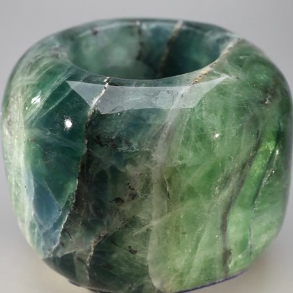 Rainbow Fluorite Tealight Candle Holder ~8.5 x 6.2cm