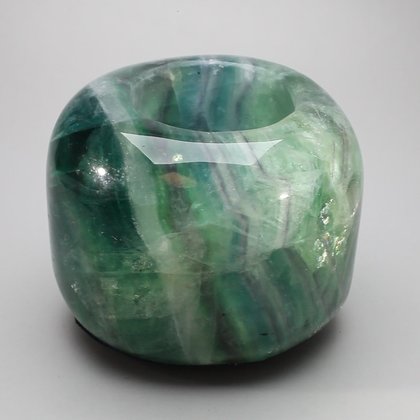 Rainbow Fluorite Tealight Candle Holder ~8.5 x 6.2cm