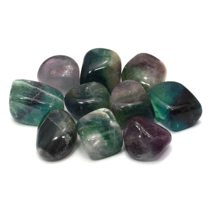 Rainbow Fluorite Tumble Stones (20-25mm)