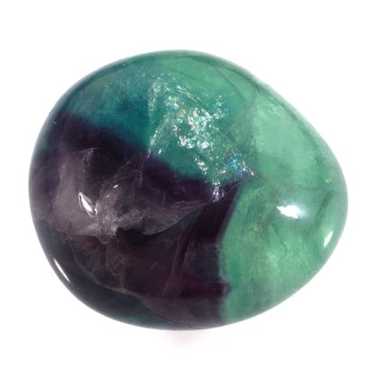 Rainbow Fluorite Tumblestone ~28mm