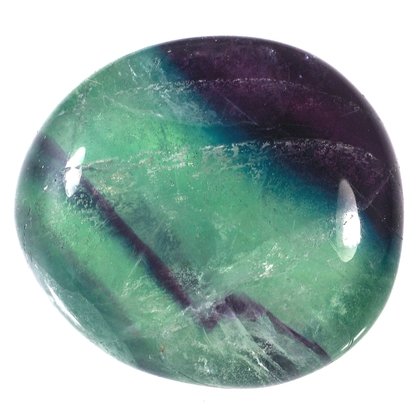 Rainbow Fluorite Tumblestone ~28mm