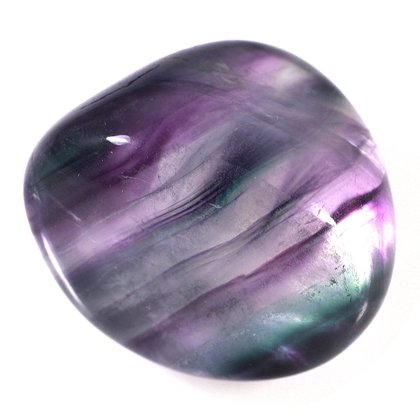 Rainbow Fluorite Tumblestone ~29mm